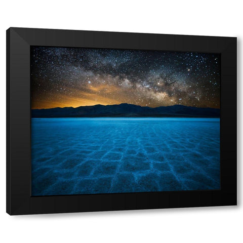 Alien World Black Modern Wood Framed Art Print by Fan, John