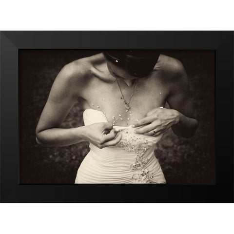 Ioana Black Modern Wood Framed Art Print by Toniolo, Giorgio