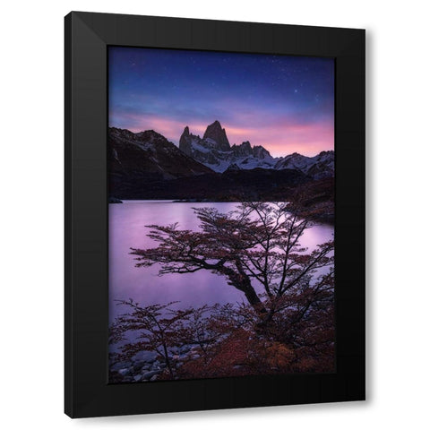 Passage Of Light Black Modern Wood Framed Art Print by Zhang, Yan