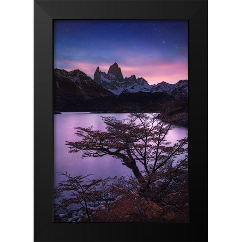 Passage Of Light Black Modern Wood Framed Art Print by Zhang, Yan