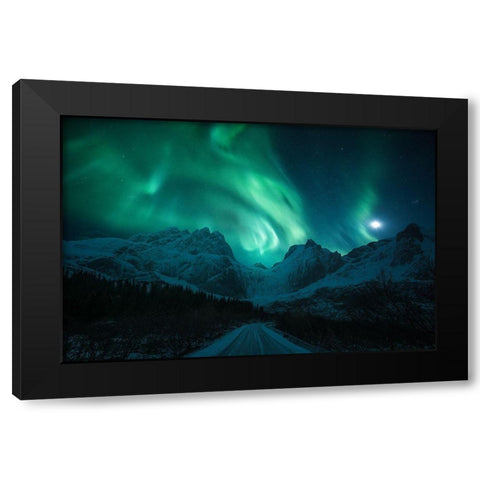 The Green Poison Black Modern Wood Framed Art Print by Martin Castan, David