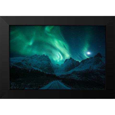 The Green Poison Black Modern Wood Framed Art Print by Martin Castan, David