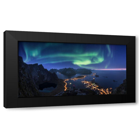 Anywhere I Roam Black Modern Wood Framed Art Print by F. Turienzo, Carlos