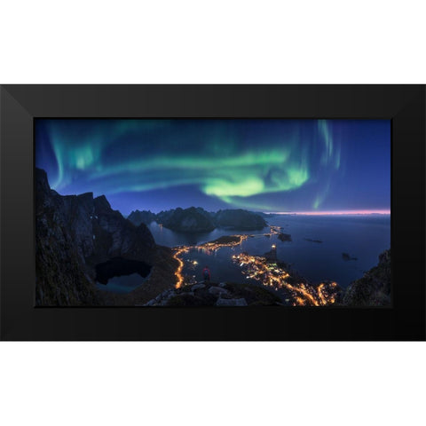 Anywhere I Roam Black Modern Wood Framed Art Print by F. Turienzo, Carlos