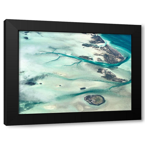 Up In The Air (Bahamas) Black Modern Wood Framed Art Print by Labagnara, Roxana