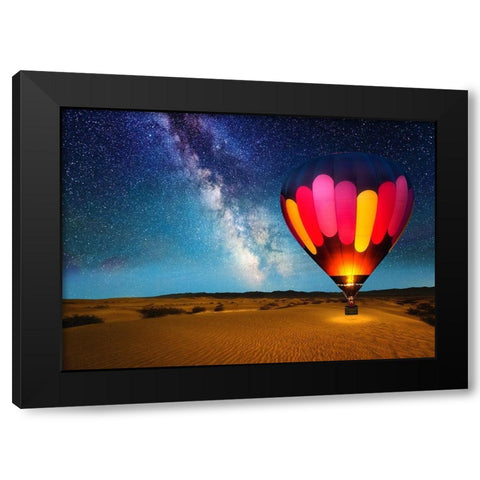 Journey Under The Stars Alt 2018 Black Modern Wood Framed Art Print by Anderson, Matt