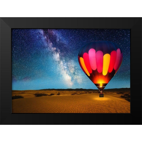 Journey Under The Stars Alt 2018 Black Modern Wood Framed Art Print by Anderson, Matt