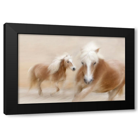 Direct Contact Black Modern Wood Framed Art Print by Benezech, Martine