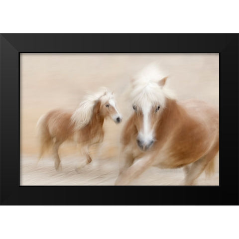 Direct Contact Black Modern Wood Framed Art Print by Benezech, Martine