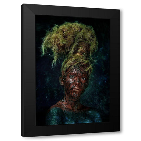 Arbor Mundi Black Modern Wood Framed Art Print by Kovalev, Ivan