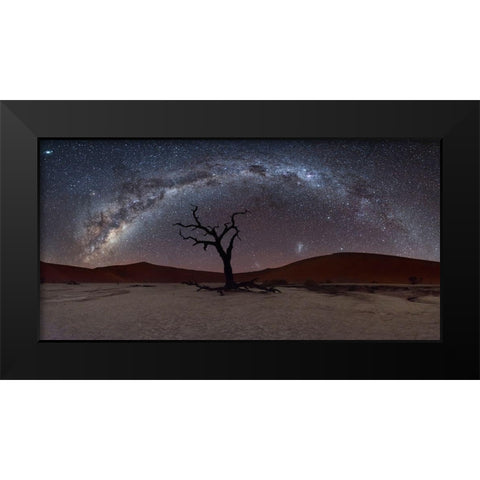 Deadviel Black Modern Wood Framed Art Print by Marchegiani, Roberto