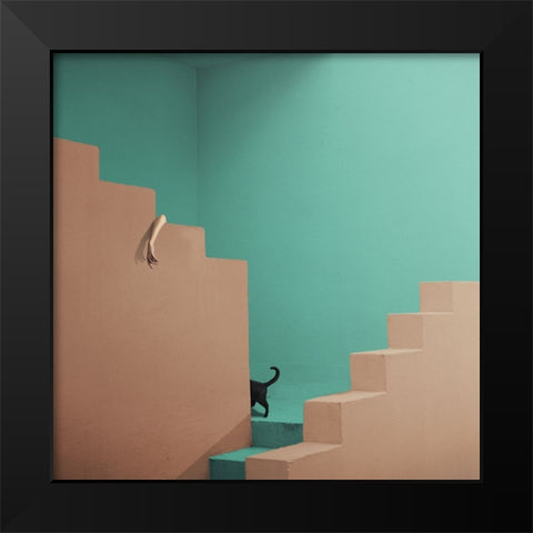 Seek And Ye Shall Find  - X Black Modern Wood Framed Art Print by Hardibudi