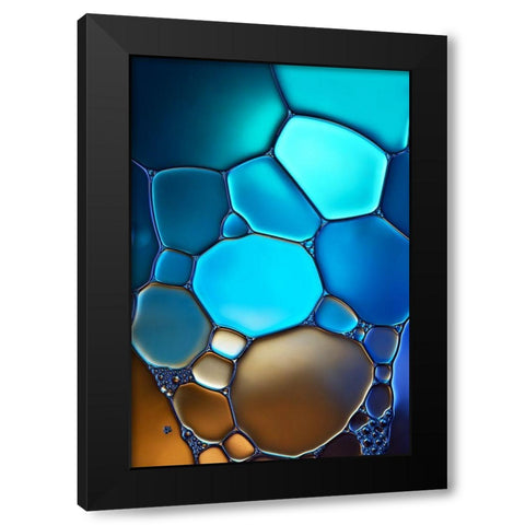 Different Shapes Ll Black Modern Wood Framed Art Print by Westum, Heidi