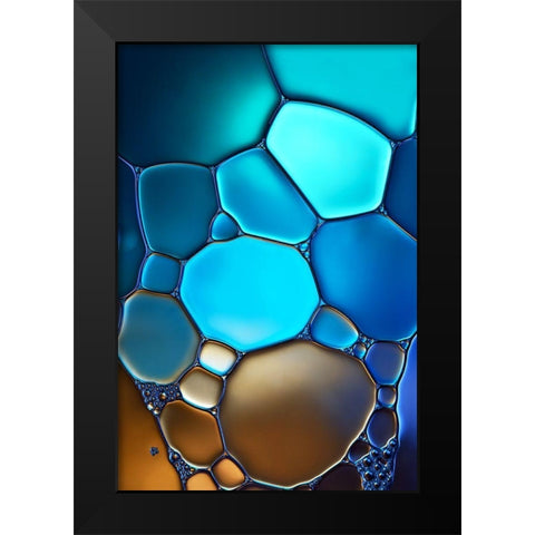 Different Shapes Ll Black Modern Wood Framed Art Print by Westum, Heidi