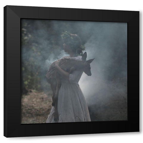 * Black Modern Wood Framed Art Print by Barantseva, Olga