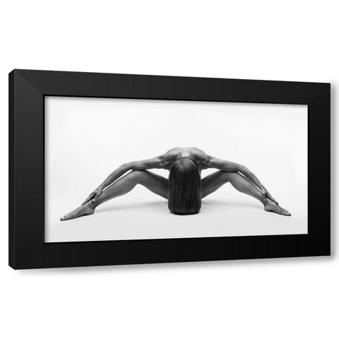 Deep Bend Down Black Modern Wood Framed Art Print with Double Matting by Valevicius, Aurimas