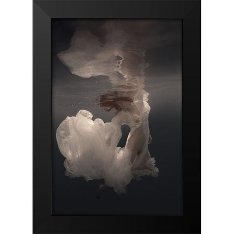 Radiance Black Modern Wood Framed Art Print by Laudin, Dmitry