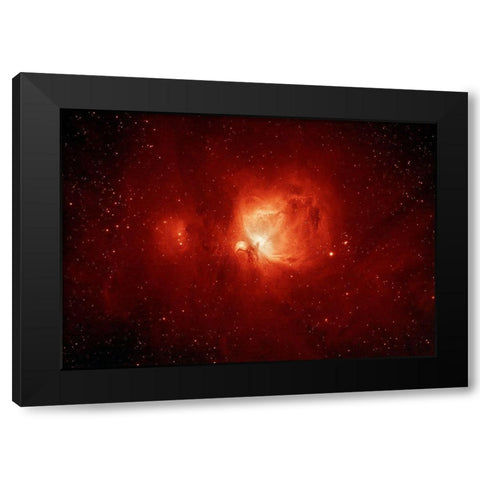 M42 - Orion Nebula Black Modern Wood Framed Art Print by Maupetit, Arnaud