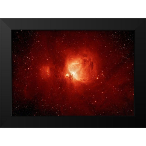 M42 - Orion Nebula Black Modern Wood Framed Art Print by Maupetit, Arnaud