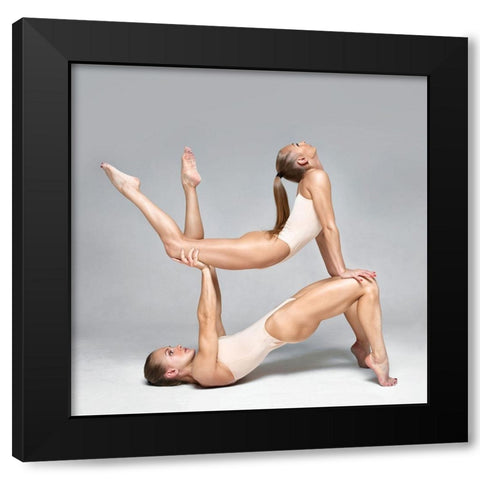 Untitled Black Modern Wood Framed Art Print with Double Matting by Shestopalov, Constantin