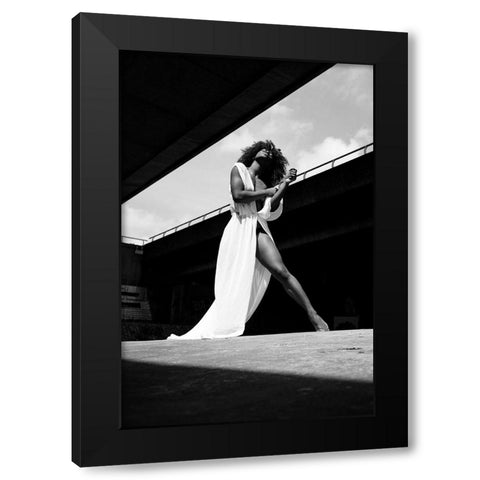 Venance Black Modern Wood Framed Art Print by De Waal, Marco