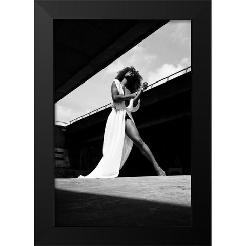 Venance Black Modern Wood Framed Art Print by De Waal, Marco