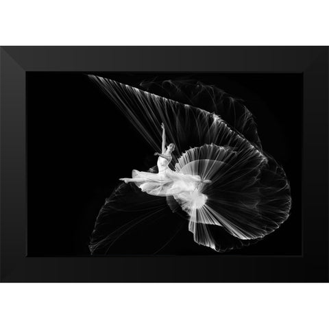 Come...Let Dance Black Modern Wood Framed Art Print by Nugraha, Handi