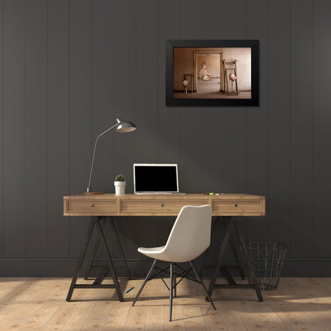 Framed Black Modern Wood Framed Art Print by Von Diepenbroek, Christine