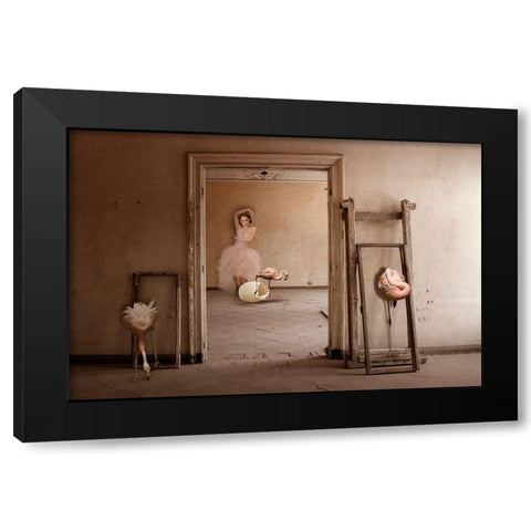 Framed Black Modern Wood Framed Art Print by Von Diepenbroek, Christine