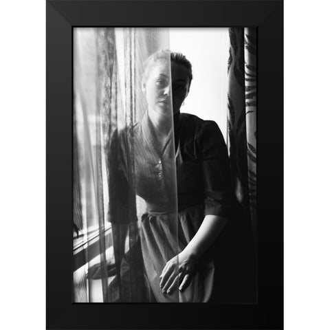 Anastasia Black Modern Wood Framed Art Print by Mikhailova, Olessya