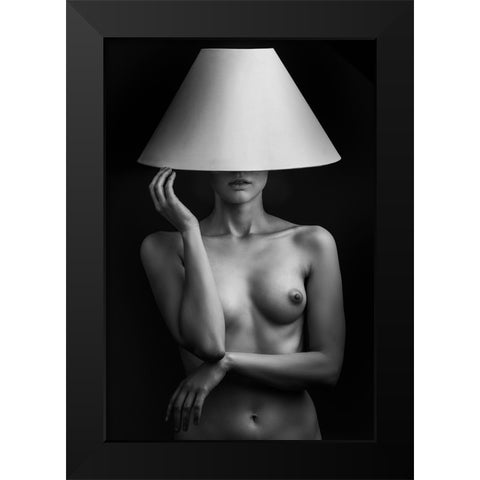 The Switch Black Modern Wood Framed Art Print by Valevicius, Aurimas