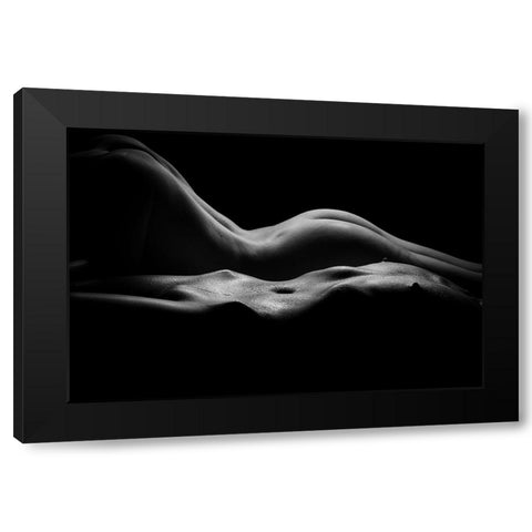 Better Two V.2.2 Black Modern Wood Framed Art Print by K. Florides, Athos