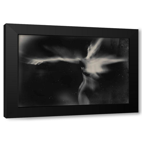 Untitled Black Modern Wood Framed Art Print by Bousca, Bogdan