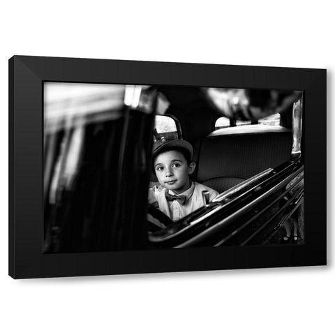 Untitled Black Modern Wood Framed Art Print with Double Matting by Lucidi, Riccardo