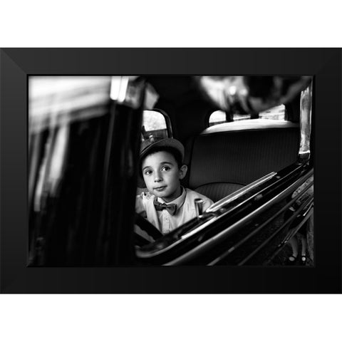Untitled Black Modern Wood Framed Art Print by Lucidi, Riccardo