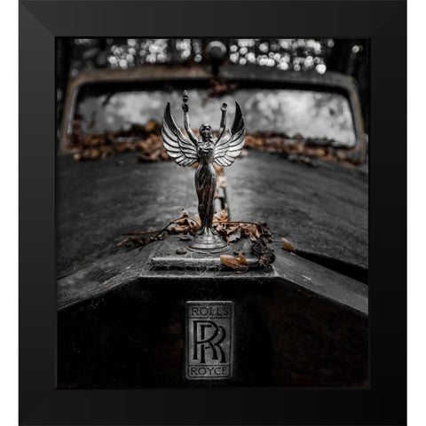 ... Rr Black Modern Wood Framed Art Print by Vollrath, Jorg