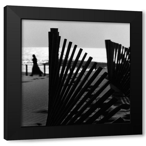 Waterways Black Modern Wood Framed Art Print by Abrantes, Paulo