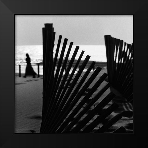 Waterways Black Modern Wood Framed Art Print by Abrantes, Paulo