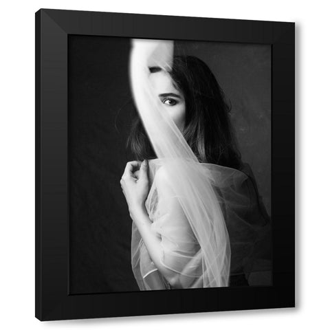 Untitled Black Modern Wood Framed Art Print by Mokhtari, Mehdi