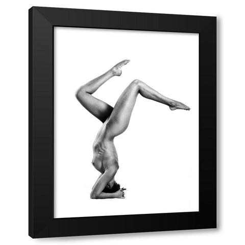 Acrobatic Nude 4 Black Modern Wood Framed Art Print with Double Matting by Oryx, Gene