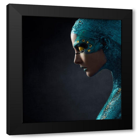 Untitled Black Modern Wood Framed Art Print by Sanchez, Alfredo