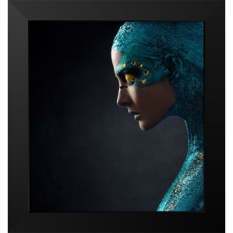 Untitled Black Modern Wood Framed Art Print by Sanchez, Alfredo