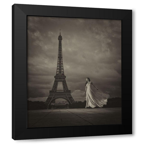 Vive La Libertac Black Modern Wood Framed Art Print by Netton, Chris
