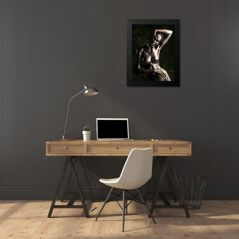 Bronze Black Modern Wood Framed Art Print by Valevicius, Aurimas