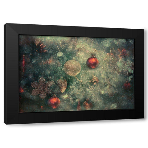 Believe... Black Modern Wood Framed Art Print by Devos, Delphine
