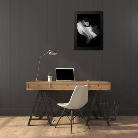 Mystery Black Modern Wood Framed Art Print by Kovacevic, Mirjana