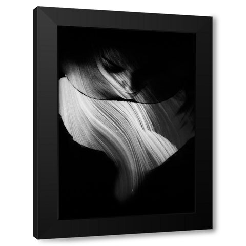 Mystery Black Modern Wood Framed Art Print by Kovacevic, Mirjana