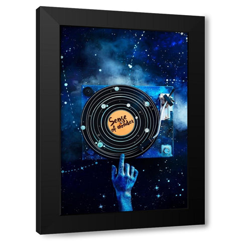 Wanderlust Black Modern Wood Framed Art Print by Belenko, Dina