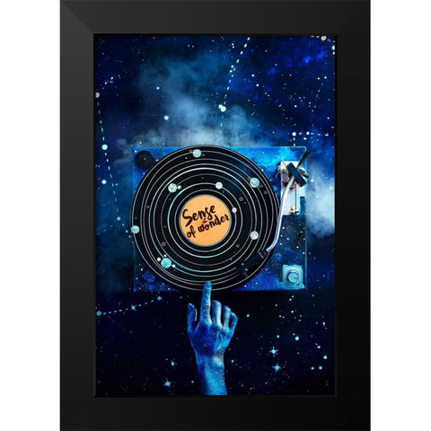 Wanderlust Black Modern Wood Framed Art Print by Belenko, Dina