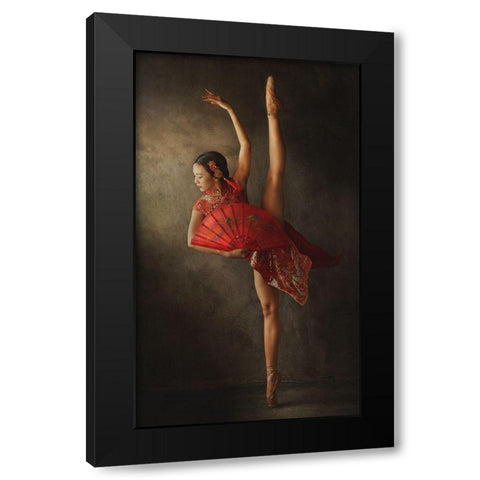 Vertical Limit Black Modern Wood Framed Art Print with Double Matting by Kisworo, Sebastian